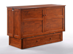 CLOVER MURPHY CABINET BED with PREMIUM MATTRESS