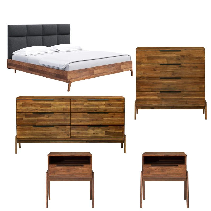 Remix Solid Wood Bedroom Furniture Collection by LH Imports