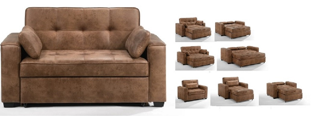 Brooklyn Sofa Sleeper - 4 Positions - 3 Sizes - 3 Fabrics