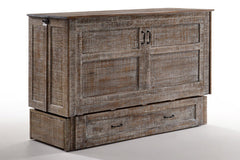 POPPY MURPHY CABINET BED with PREMIUM MATTRESS INCLUDED