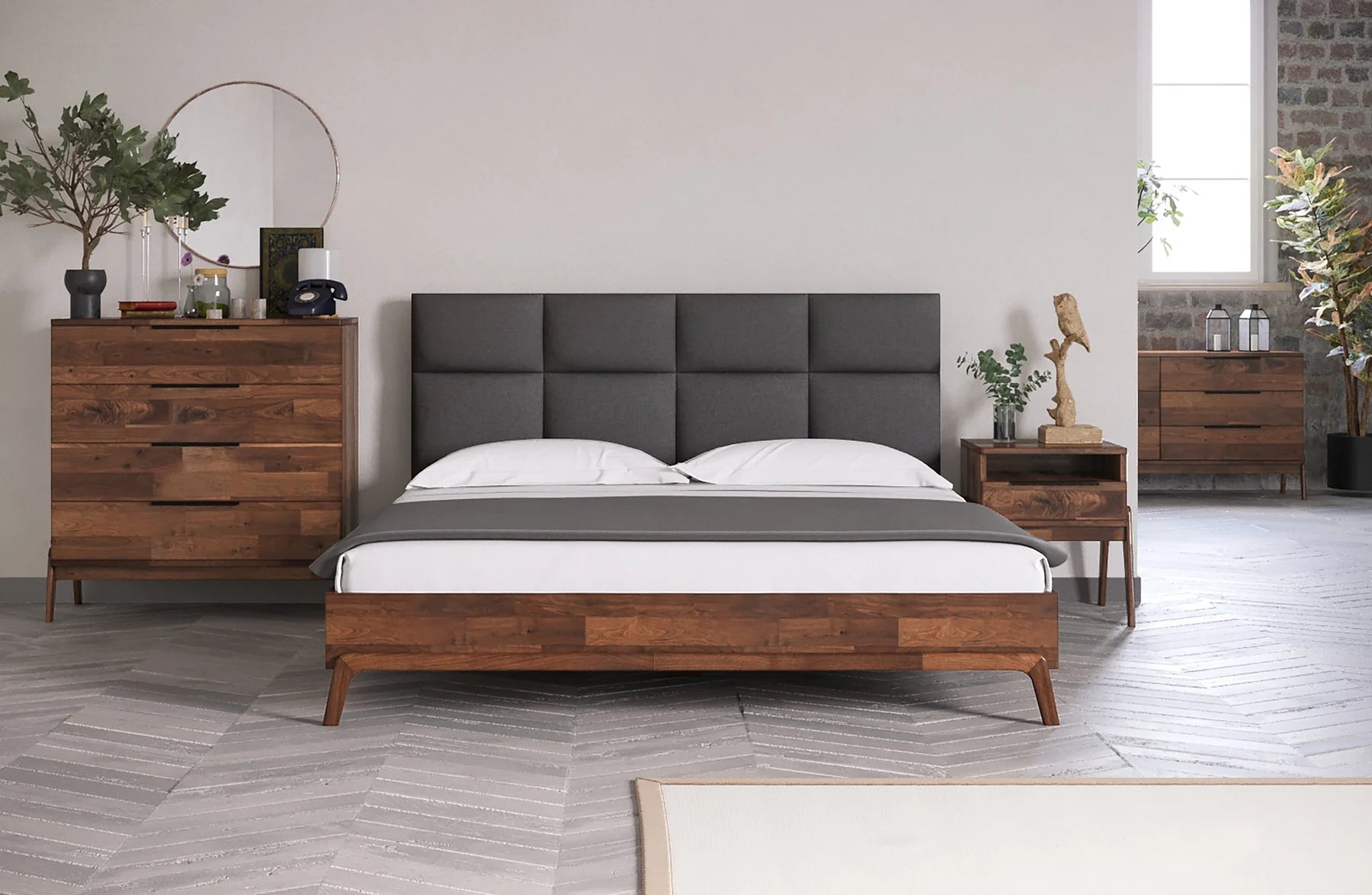 Remix Solid Wood Bedroom Furniture Collection by LH Imports