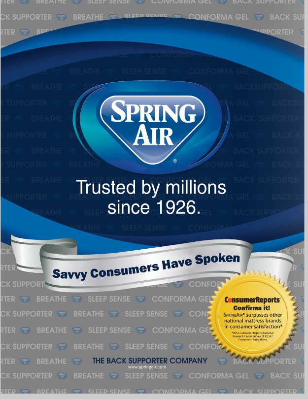Spring Air Back Supporter Platinum "Coco" Pillowtop Mattress