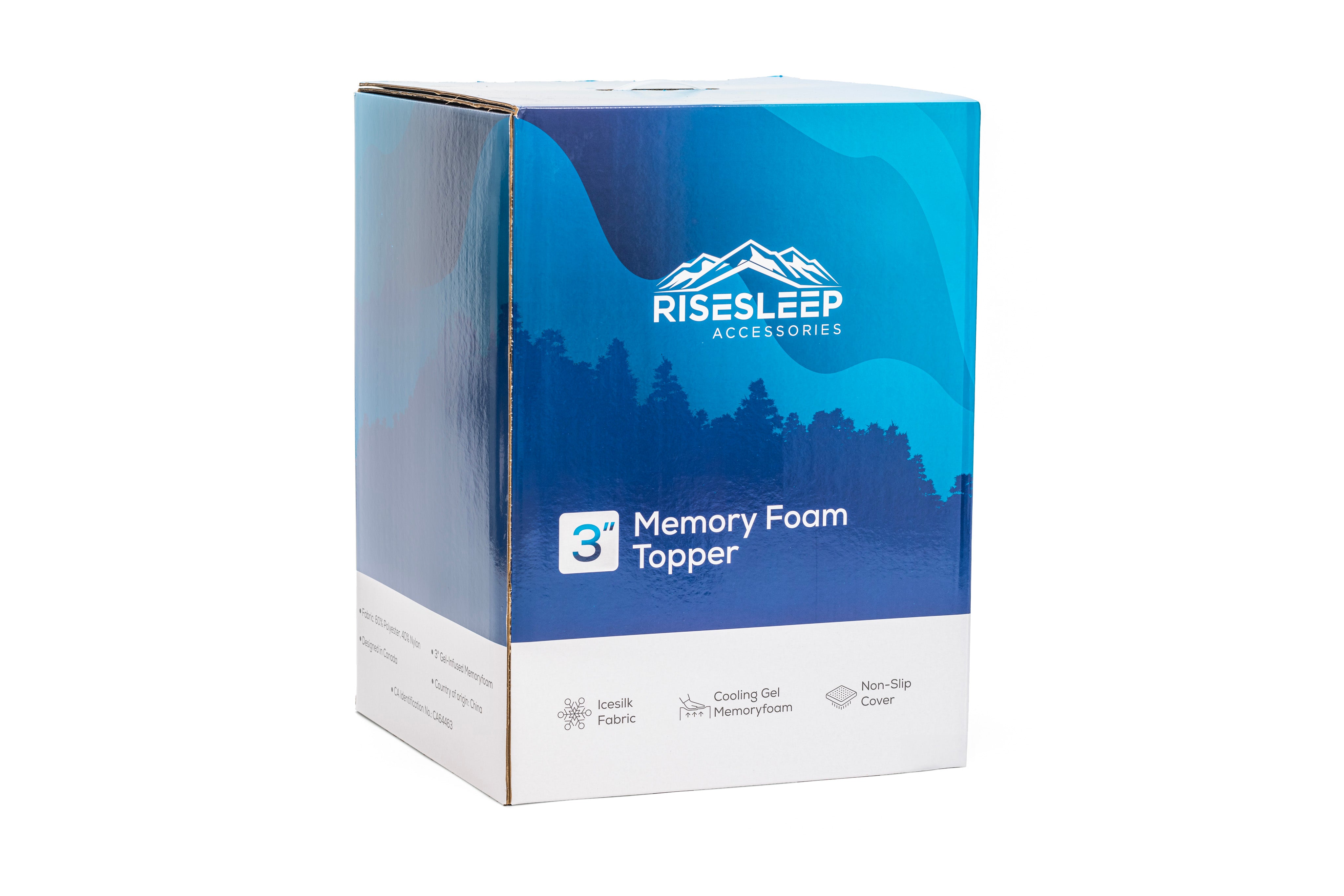 Ice Silk Opulence Pressure Relieving Mattress Topper