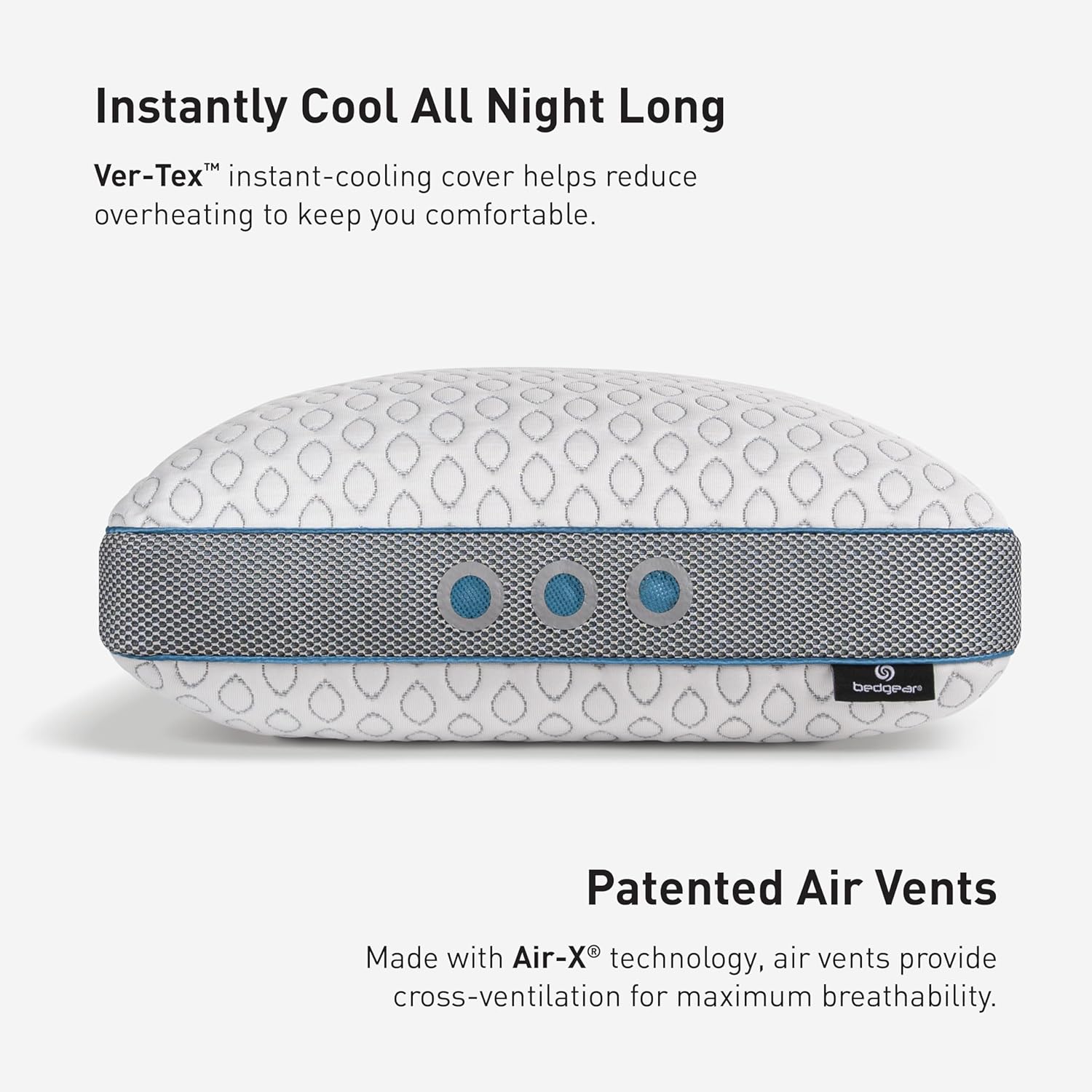FROST PILLOW by Bedgear - A Dual Sided True Cooling Pillow!