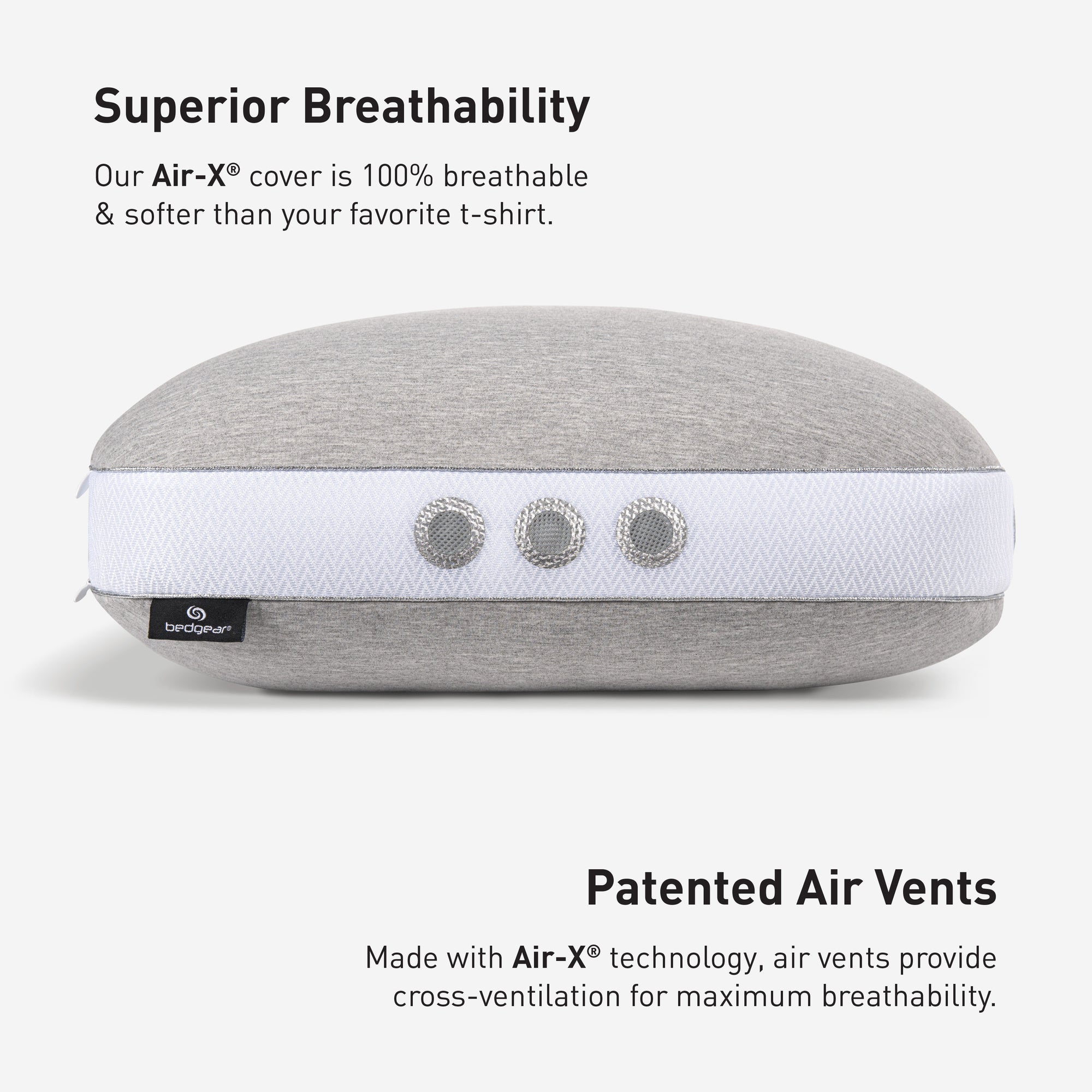 Flow Cuddle Curve Reversible Performance Pillow by Bedgear