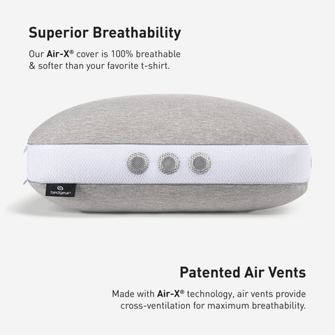 Flow Cuddle Curve Reversible Performance Pillow by Bedgear