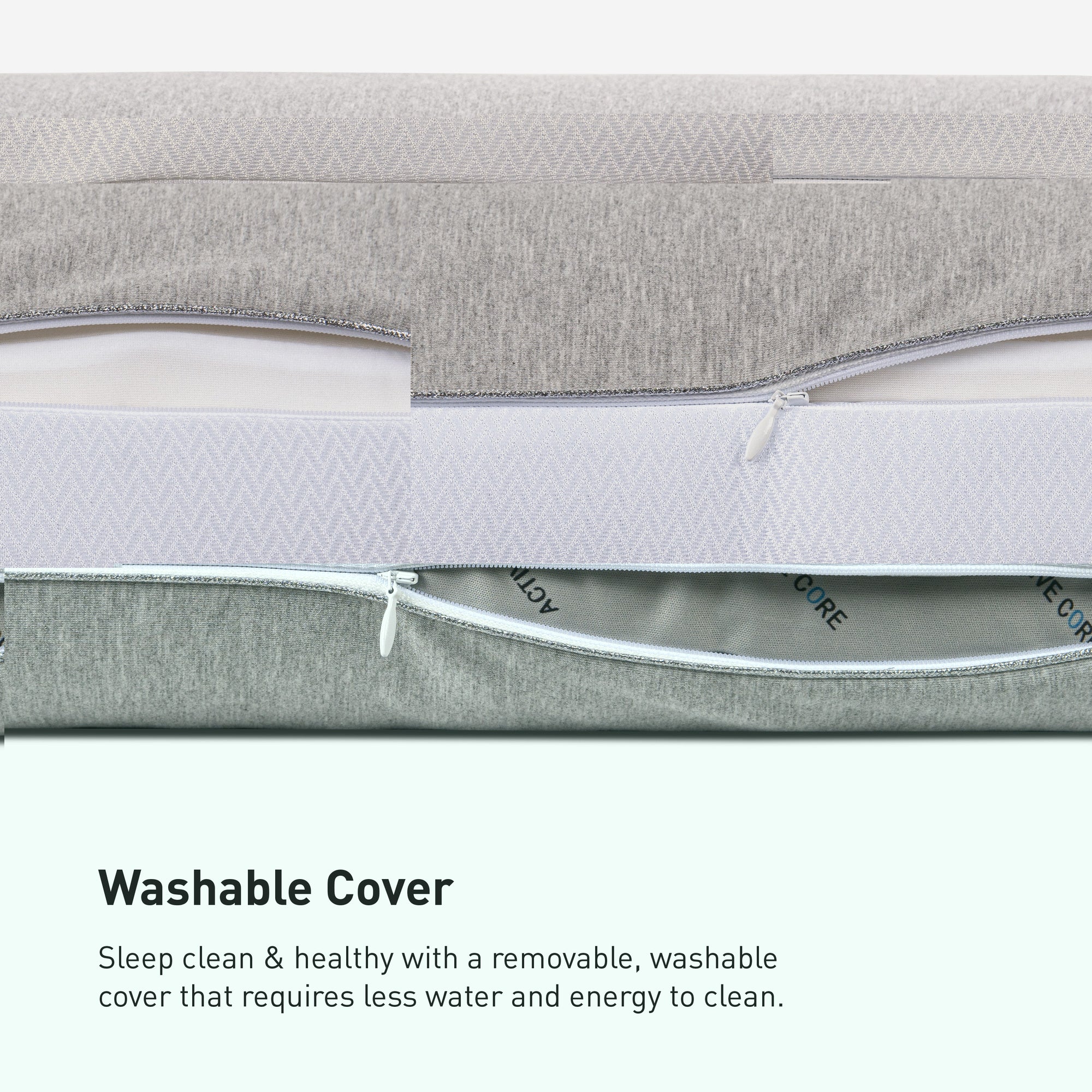 Flow Cuddle Curve Reversible Performance Pillow by Bedgear