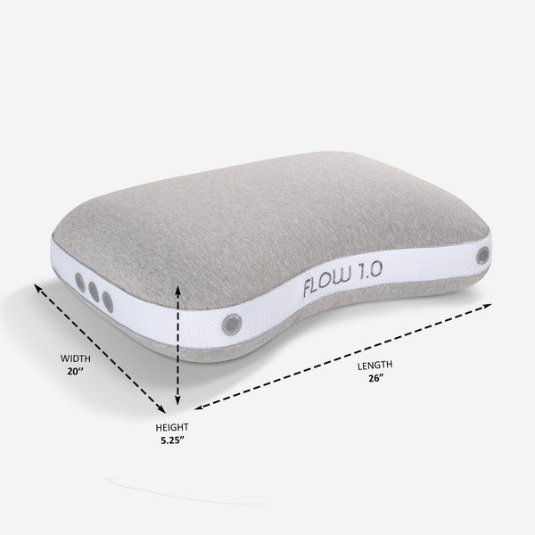 Flow Cuddle Curve Reversible Performance Pillow by Bedgear
