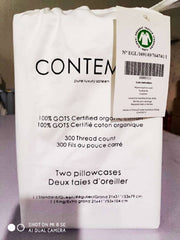 Contempo Certified Organic Cotton Pillow Cases (pair)