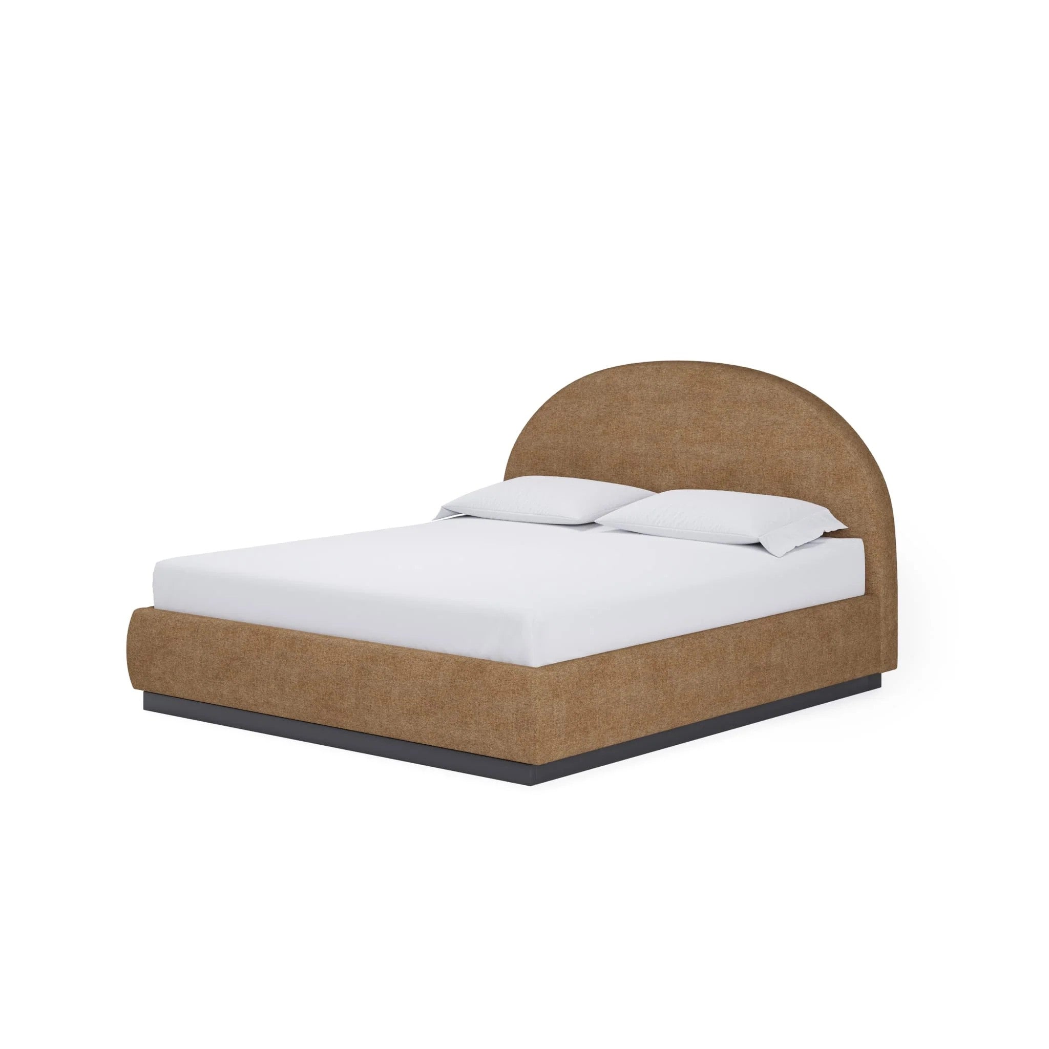 Flex Upholstered Bed in Porcini Chenille by Modus Furniture - Clearance