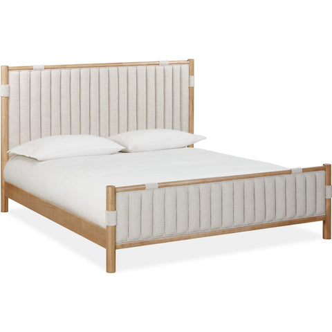FURANO UPHOLSTERED/WOOD QUEEN BEDROOM SET - CLEARANCE