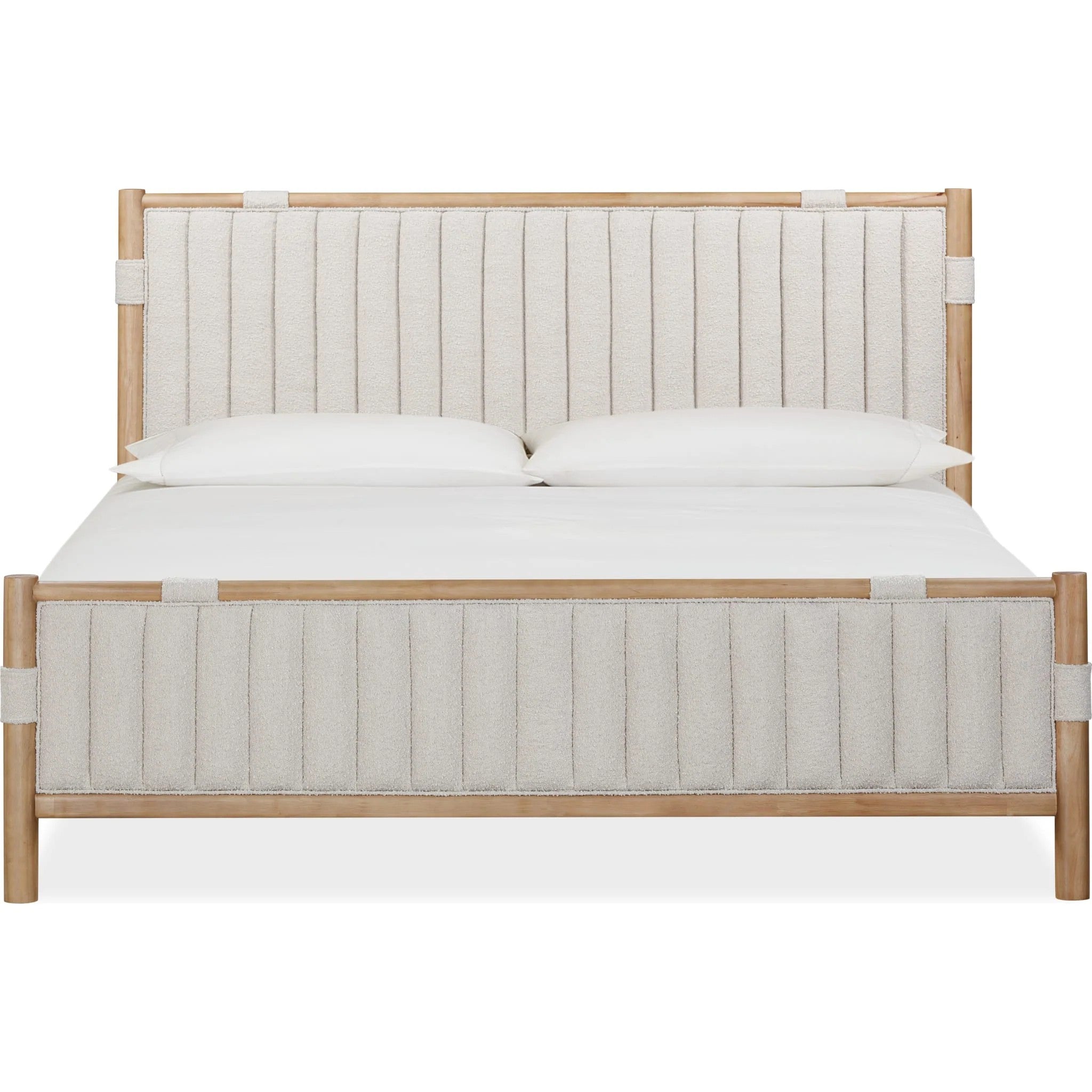 FURANO UPHOLSTERED/WOOD QUEEN BEDROOM SET - CLEARANCE
