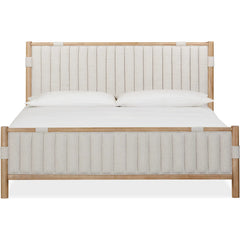 FURANO UPHOLSTERED/WOOD QUEEN BEDROOM SET - CLEARANCE