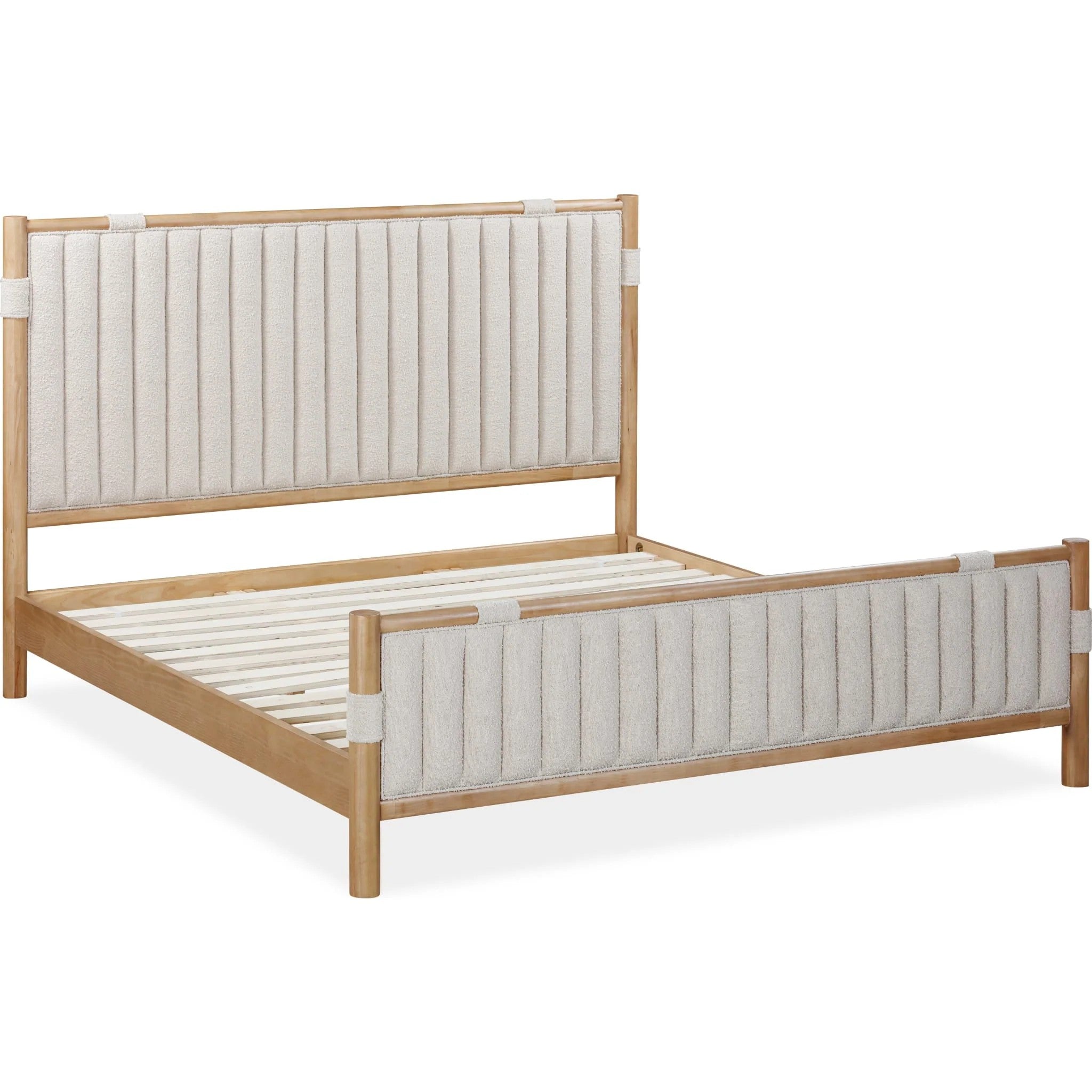 FURANO UPHOLSTERED/WOOD QUEEN BEDROOM SET - CLEARANCE
