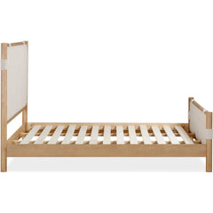 FURANO UPHOLSTERED/WOOD QUEEN BEDROOM SET - CLEARANCE