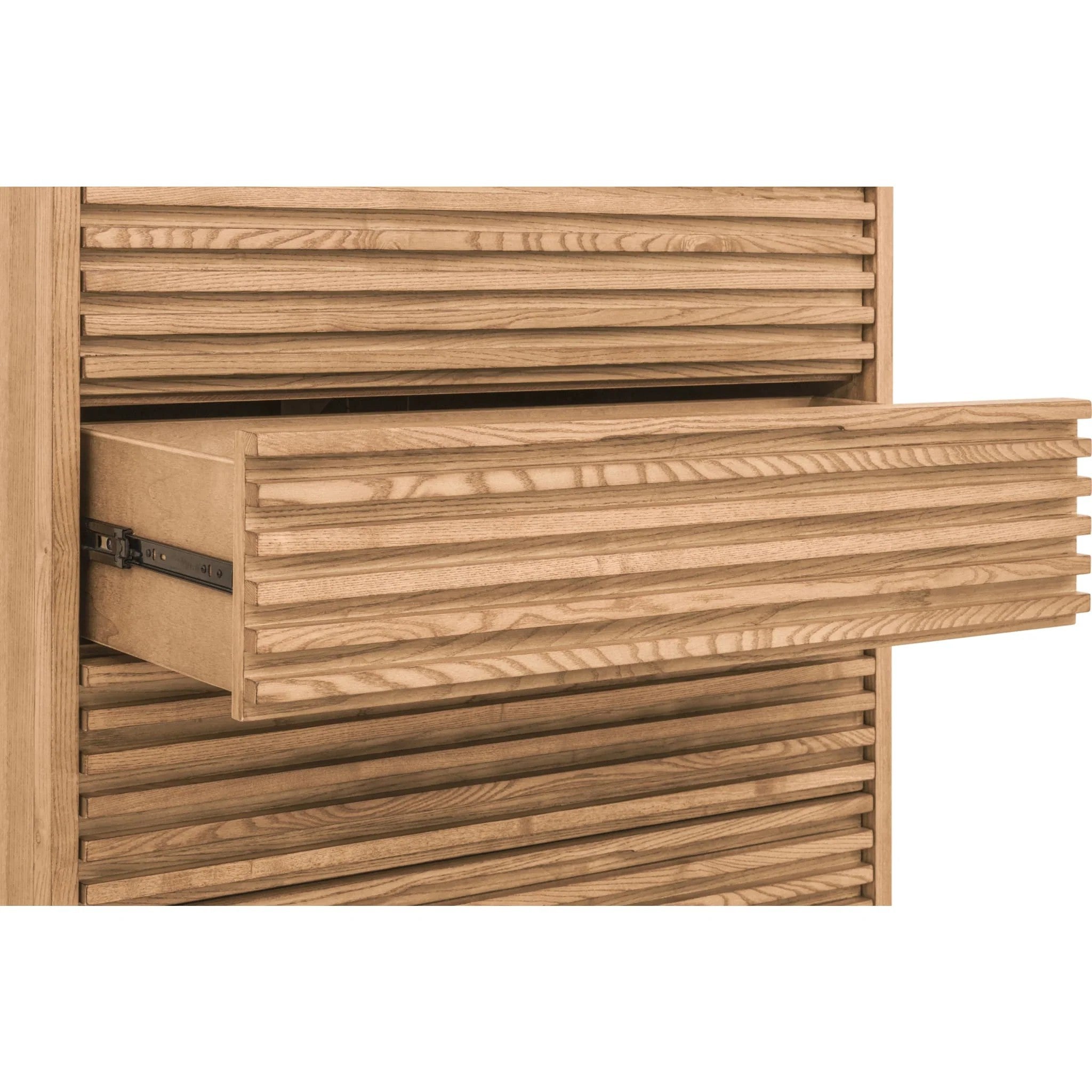 Tanner Collection Ash Wood Bedroom Set - Natural Tone Flaxen Finish - Clearance