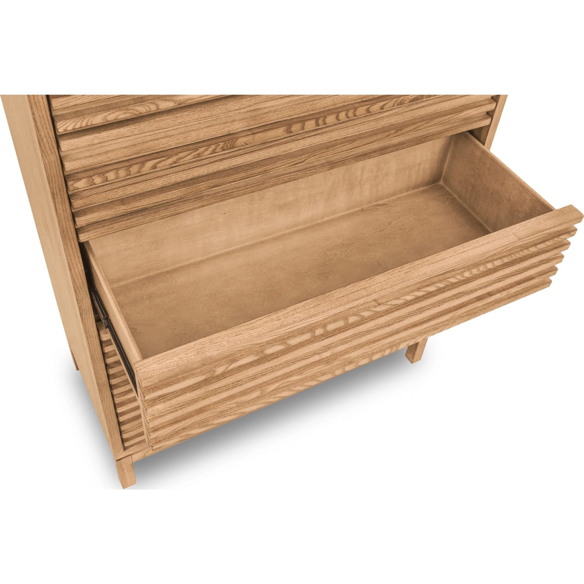 Tanner Collection Ash Wood Bedroom Set - Natural Tone Flaxen Finish - Clearance