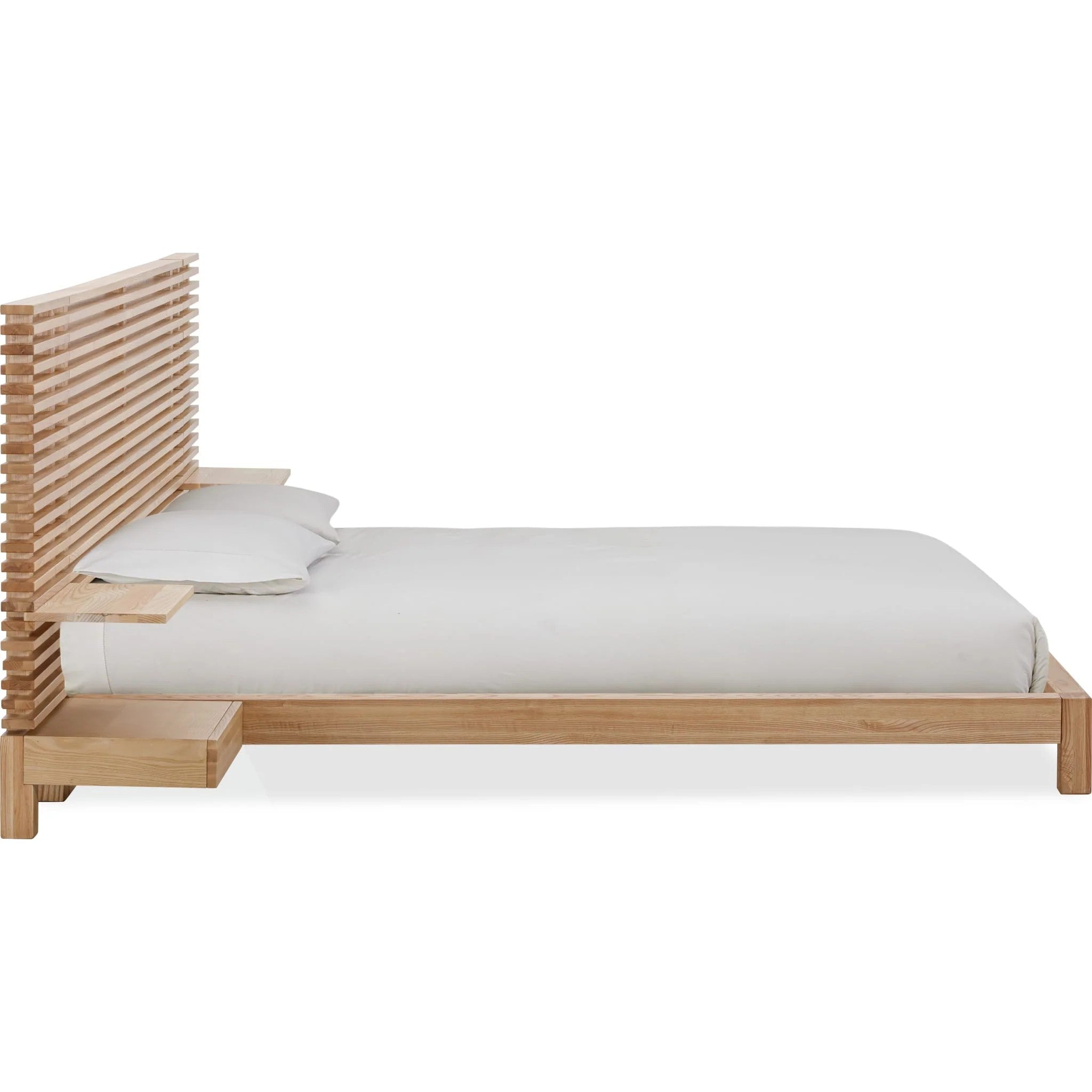 Tanner Collection Ash Wood Bedroom Set - Natural Tone Flaxen Finish - Clearance