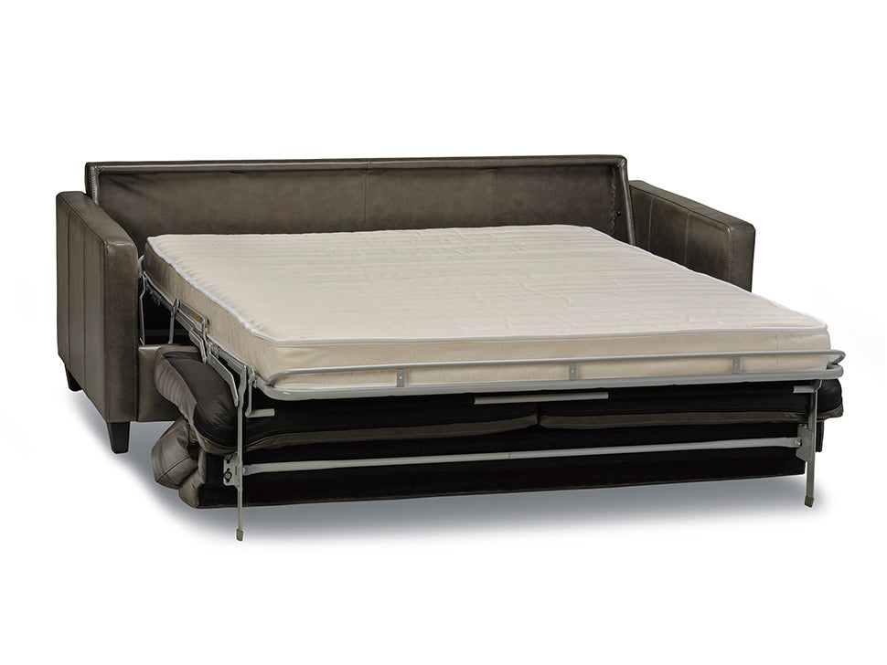 European Style Transformer "REVE" Leather Sofa Sleeper - Condo Queen Size