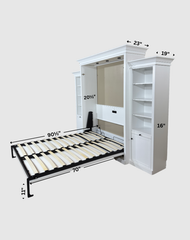 Monte Carlo Solid Wood Verticle Wallbed by Cabinetbed Inc.